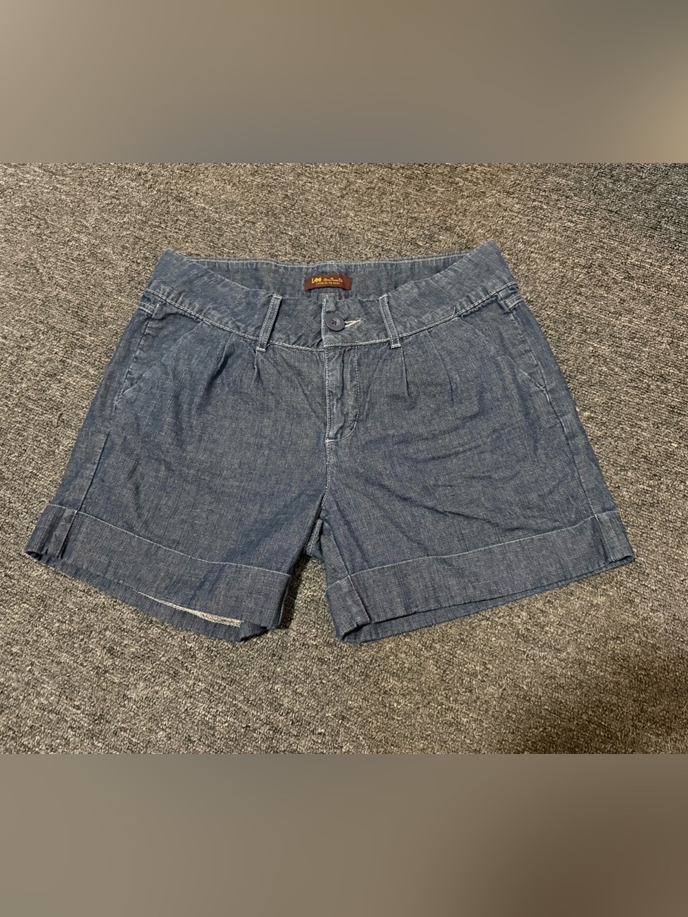 Lee Women's Blue Denim Shorts